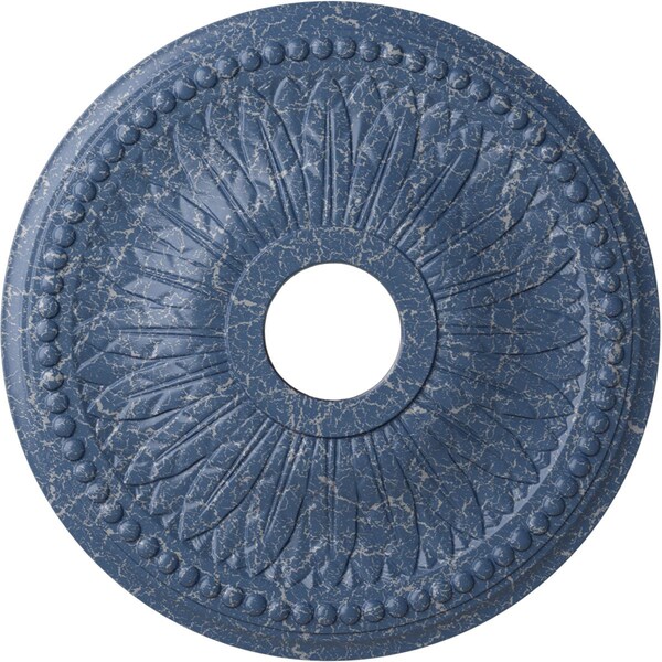 Ekena Millwork Bailey Ceiling Medallion (Fits Canopies up to 5 3/4"), 18"OD x 3 3/4"ID x 1 1/2"P, Americana Crackle CM18BIAMC - main
